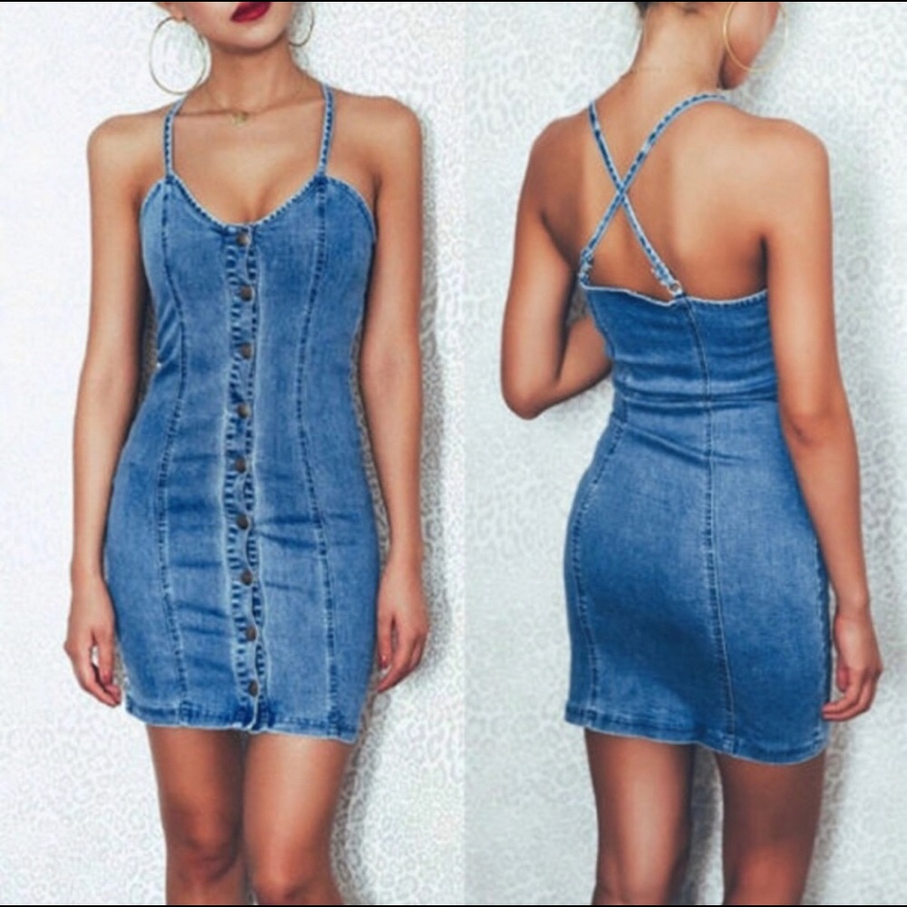 Denim Mini Dress